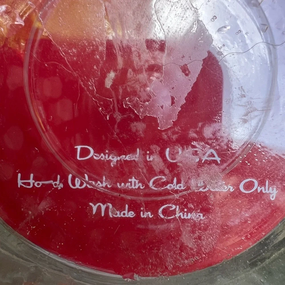 NWT Raise The Bar More is Merrier Christmas Hand Painted Wine Glass